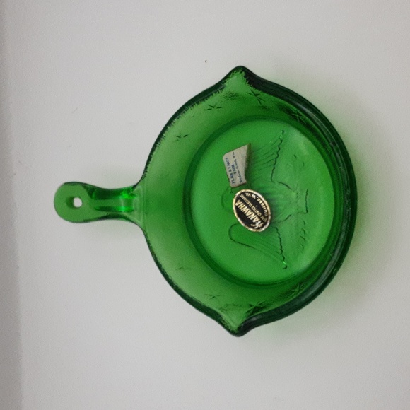 Vintage Kanawha Glass Company W Virginia Eagle Spoon Rest - Picture 2 of 6